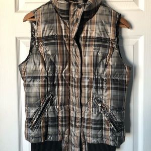 Women’s esprit plaid vest
